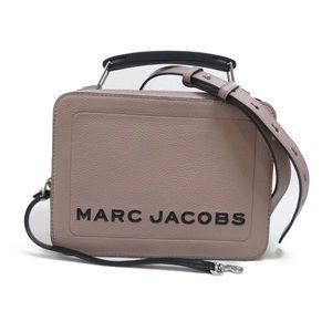 MARC JACOBS Shoulder Bag leather Pink Beige Women crossbody 2way